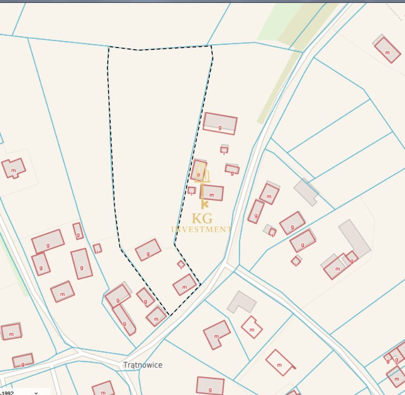 Na sprzedaż atrakcyjna działka budowlana 79,6 ara - Trątnowice, gm. Słomniki Cen